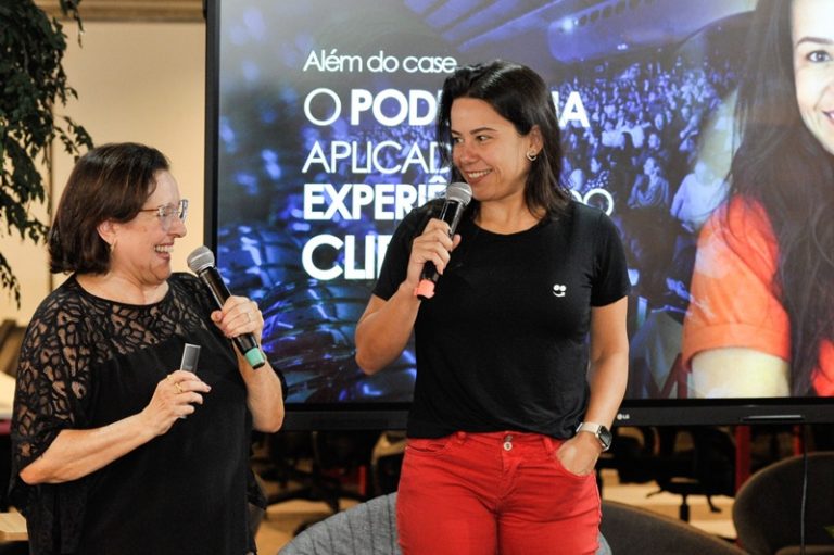 Miriam Garrido, diretora da Garrido Marketing, e Anna Vidal, diretora de CX do iFood