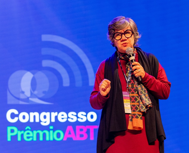 Juliana Pereira foi uma das palestrantes do Congresso PrêmioABT