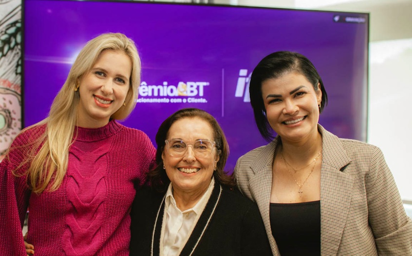 Carolinne Vabo, iFood; Miriam Garrido, Garrido Marketing; Giovanna de Godoy, iFood