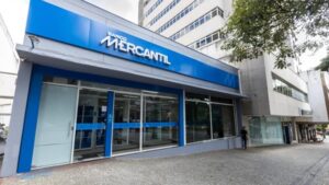 fachada de uma agência Mercantil